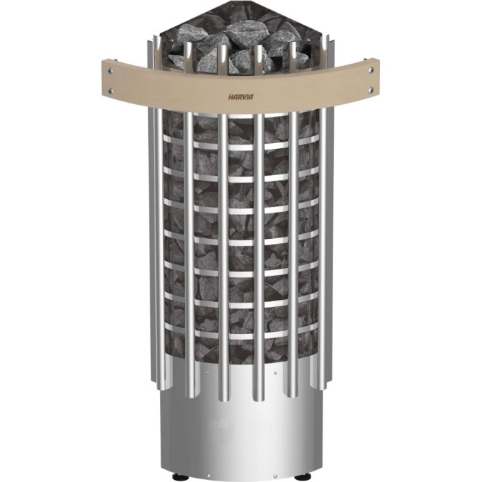 Печь электрическая HARVIA GLOW CORNER TRC90E без пульта, угловая HTRCE900400