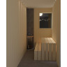 Защитные перила HARVIA GLOW CORNER HTRC3L